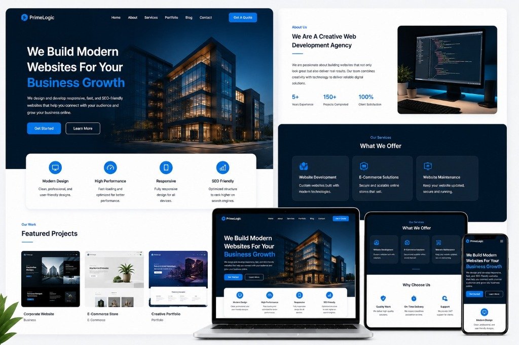 Custom Business Website & Web Platform Development